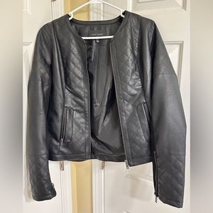🖤HARVÉ BENARD🖤 leather bomber jacket size medium